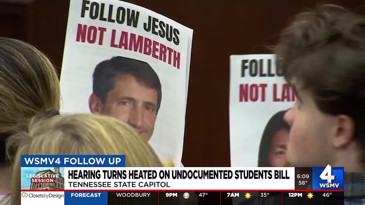 Hearing turns heated on undocumented students bills
