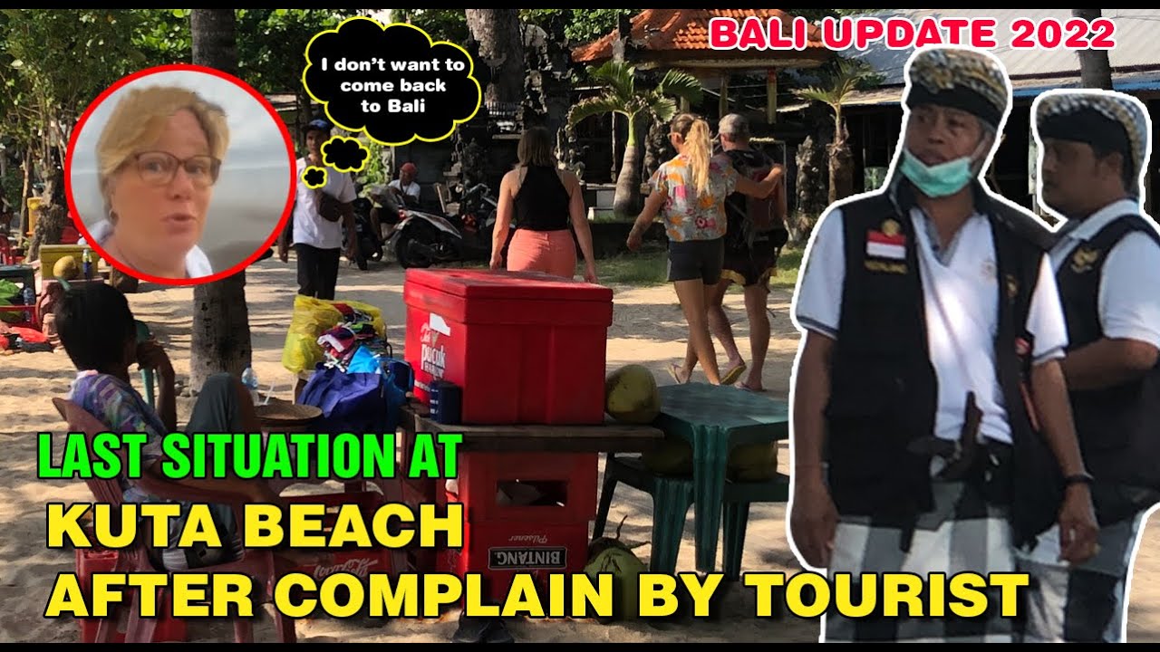 Bali Update 2022 || The Latest Situation on Kuta Beach After Tourist Complaints !