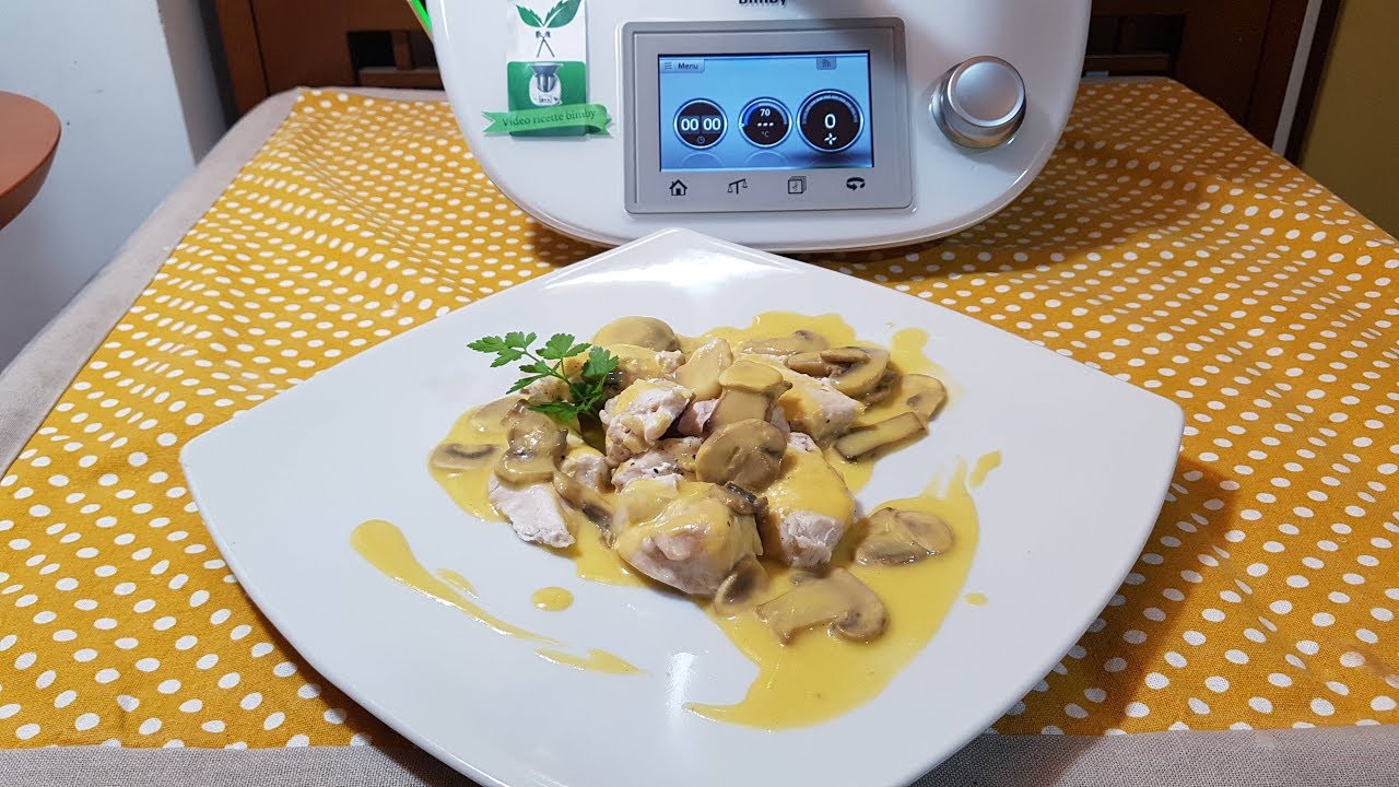 Pollo con crema di verdure per bimby TM6 TM5 TM31