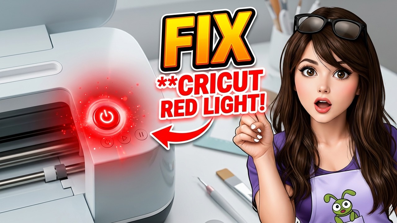 Красный индикатор на Cricut мигает | Что это значит