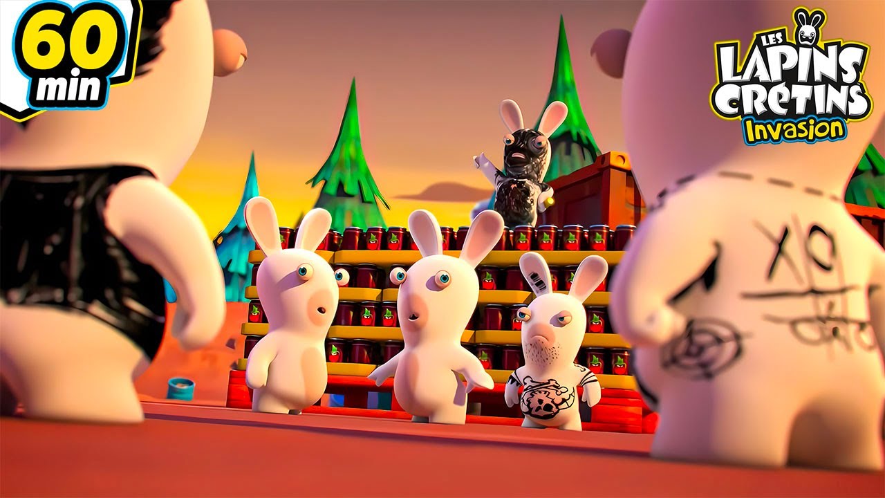 La Mafia des Lapins | Les Lapins Crétins Invasion | Animaj Kids