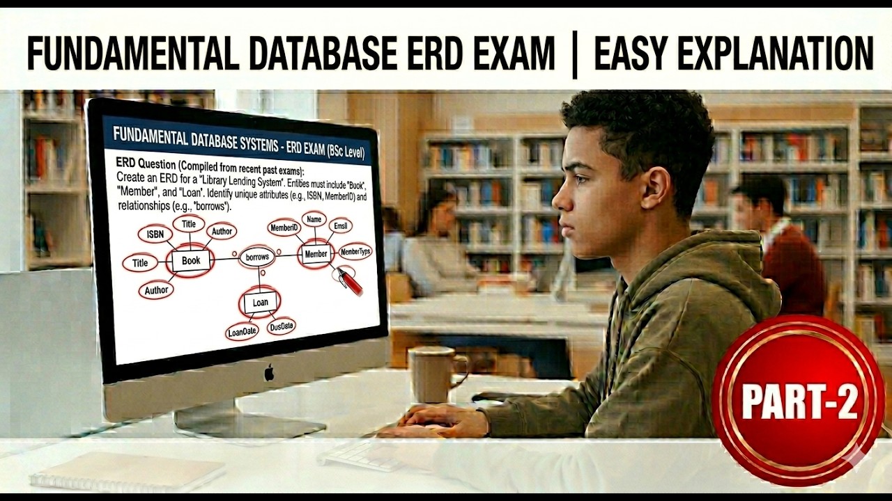 Fundamental Database:ERD Exam Preparation | Easy Explanation