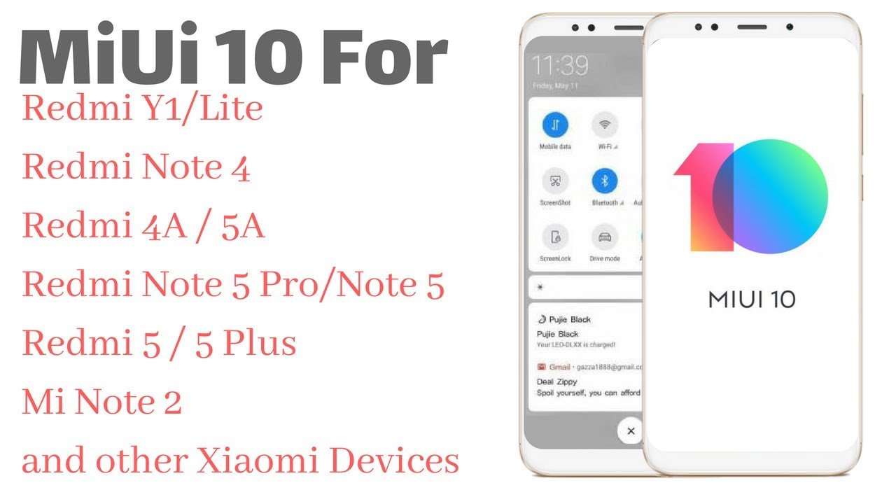Install MiUi 10 on Redmi Y1/Lite, Redmi Note 4, Redmi Note 5 Pro/Note 5 and other Xiaomi Devices