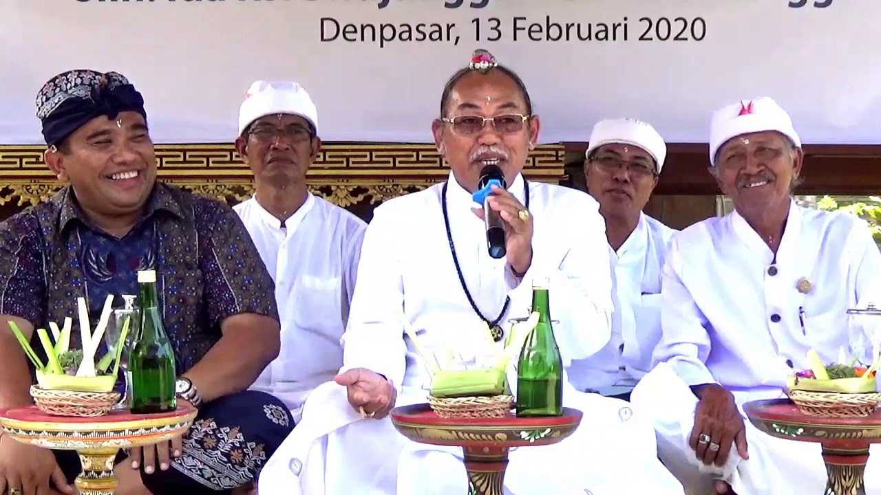 Dharma Wacana - Pemahaman hari raya galungan dan makna penjor bagian 1