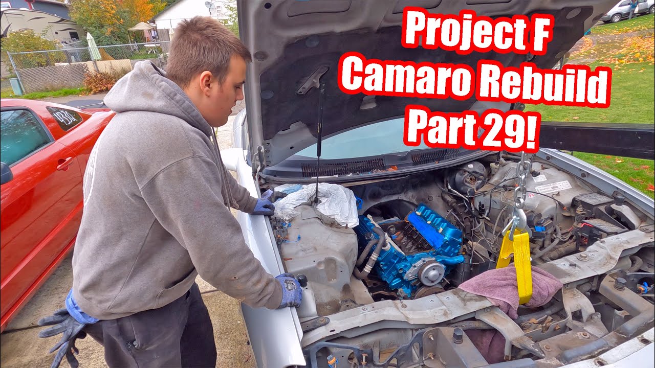 Project F Camaro Rebuild Part 29! Pulling the L67 and Subframe! Almost Ready to Turbo this Camaro!