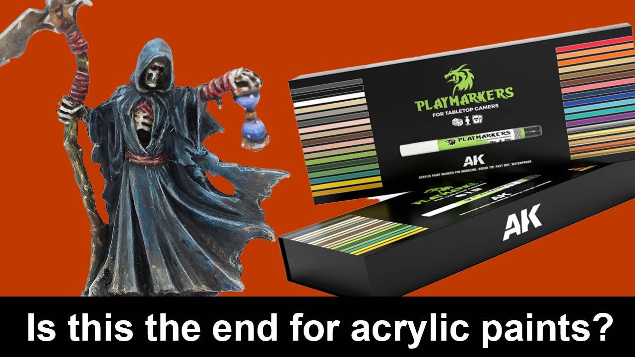 💥NEW AK PLAYMARKER REVIEW💥 The Future of Miniature Painting | Tabletop Model and Figure Painting