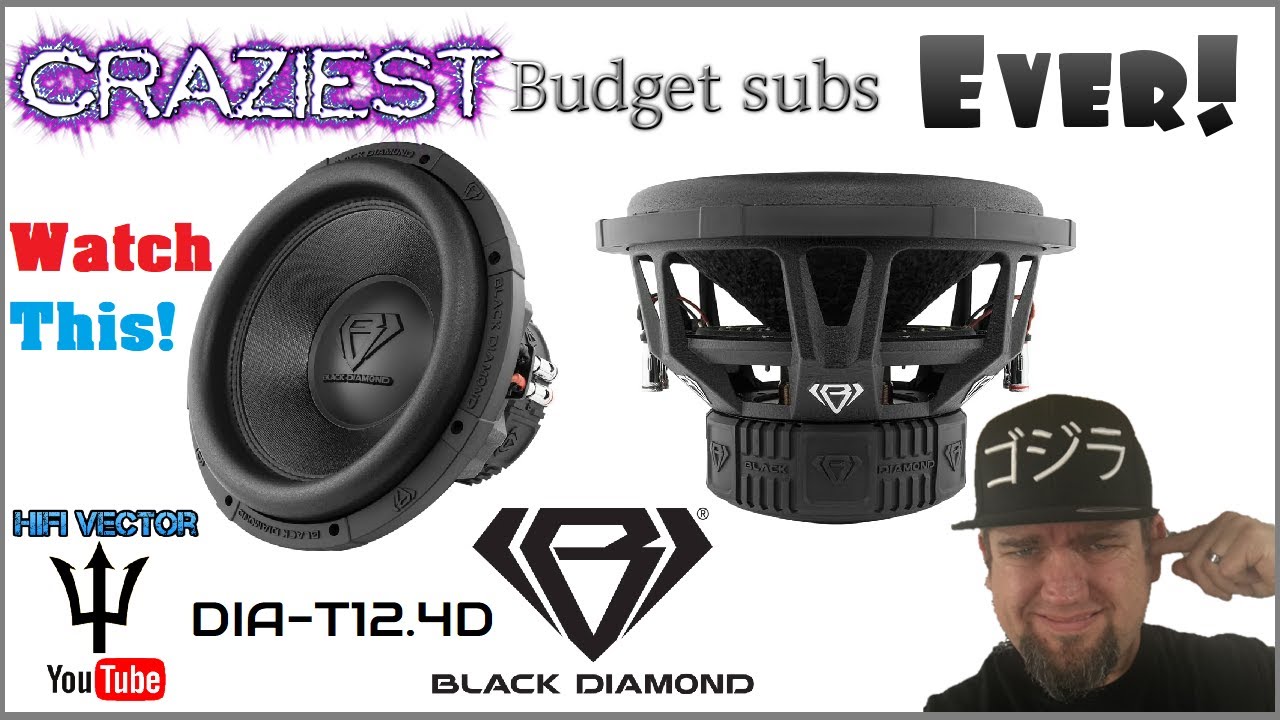 Самые безумные бюджетные сабвуферы! Обзор сабвуфера Black Diamond DIA-T12.4