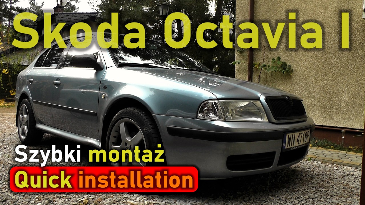 Skoda Octavia I Montaż osłony dolnej silnika Engine splash shield installation