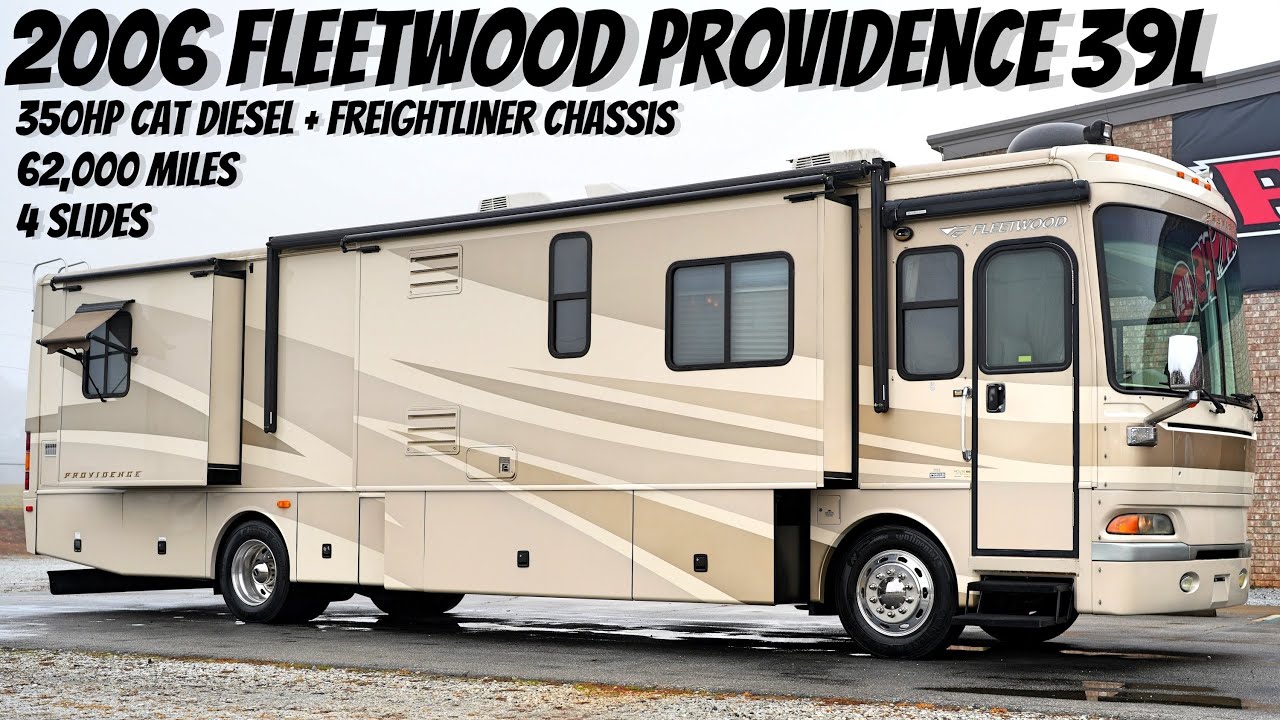 2006 Fleetwood Providence 39L A Class 350HP CAT Diesel Pusher from Porter’s RV Sales - $64,900