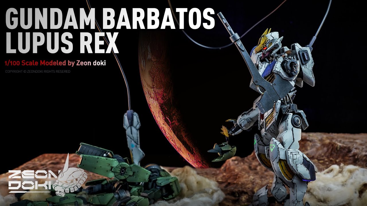 The Final Fight of Gundam Barbatos Lupus Rex [Part3] | Diorama Building | 鐵血的孤兒最后一战场景制作
