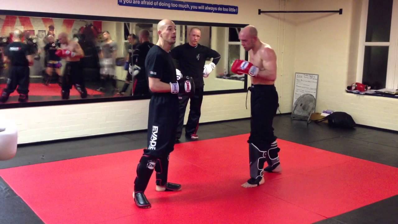 Kickboxing class @ Evade Blackbelt School