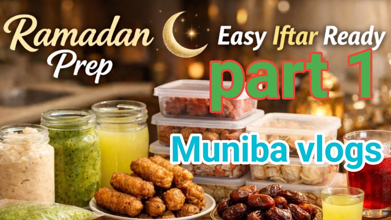 Ramadan ki Tayari|Ramadan prep ideas for busy housewives |Sukoon bhara Ramadan |Muniba Vlogs|