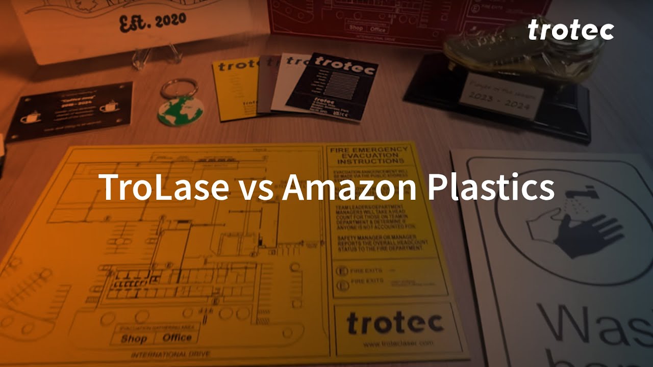 TroLase vs Amazon Plastics | Laser Engraving Comparison & Myths Debunked | Trotec Materials
