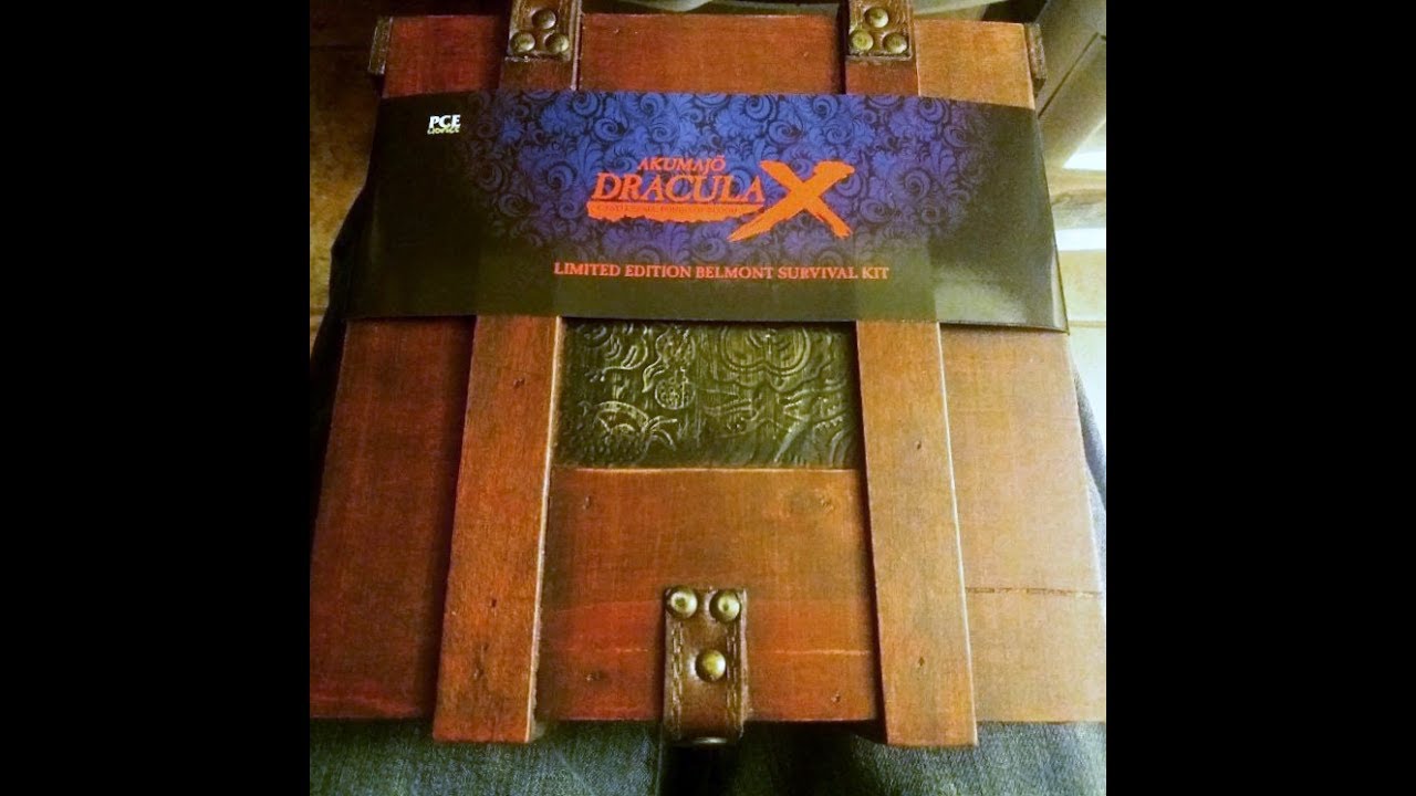 What's in the box?  PCE Works Akumajou Dracula X Rondo of Blood Belmont Survival Kit Unboxing
