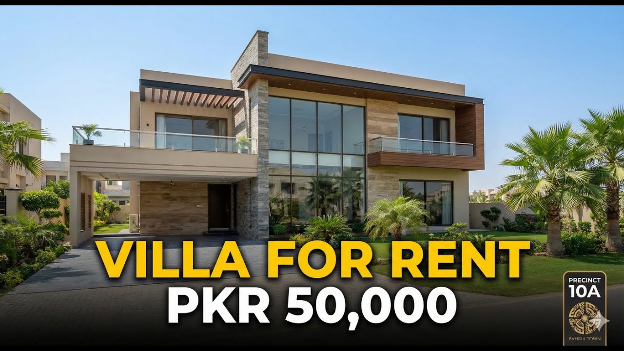 🏷️VILLA FOR RENT🏷️ | Precinct 10A, Bahria Town Karachi | 3 Bedroom House Tour & Details
