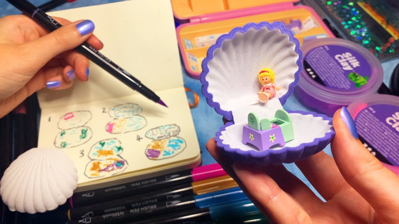 ASMR Making a Polly Pocket World ✨ Interactive Art Project