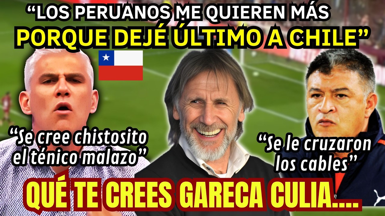 😡Prensa chilena pierde los papeles tras la declaraci&oacute;n de Gareca: &ldquo;Ese pendej&hellip; nos elimin&oacute;&rdquo;