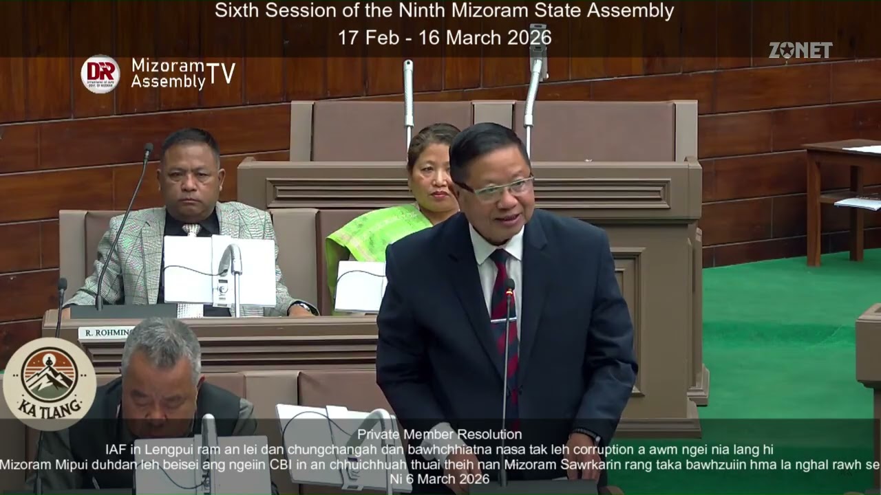 Private Member Resolution | 06-03-2026 | Dr. R Lalthangliana