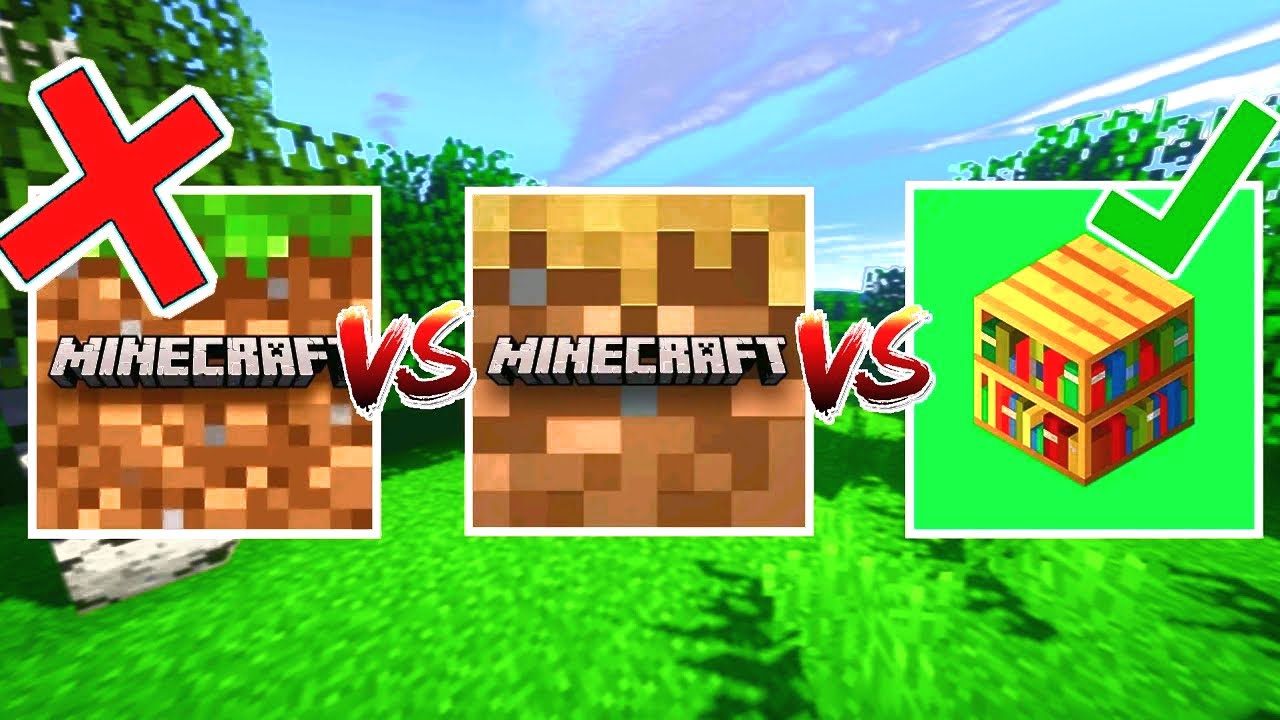 MINECRAFTVS MINECRAFT EDUCATION PREVIEW