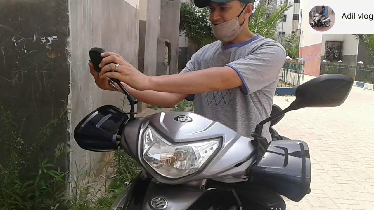 كيفية تركيب المرايات ف Sanyafice R و الطريقة كيفاش تجوستي المرايات فالموطور و باش تحيد تقرقيب العجلة