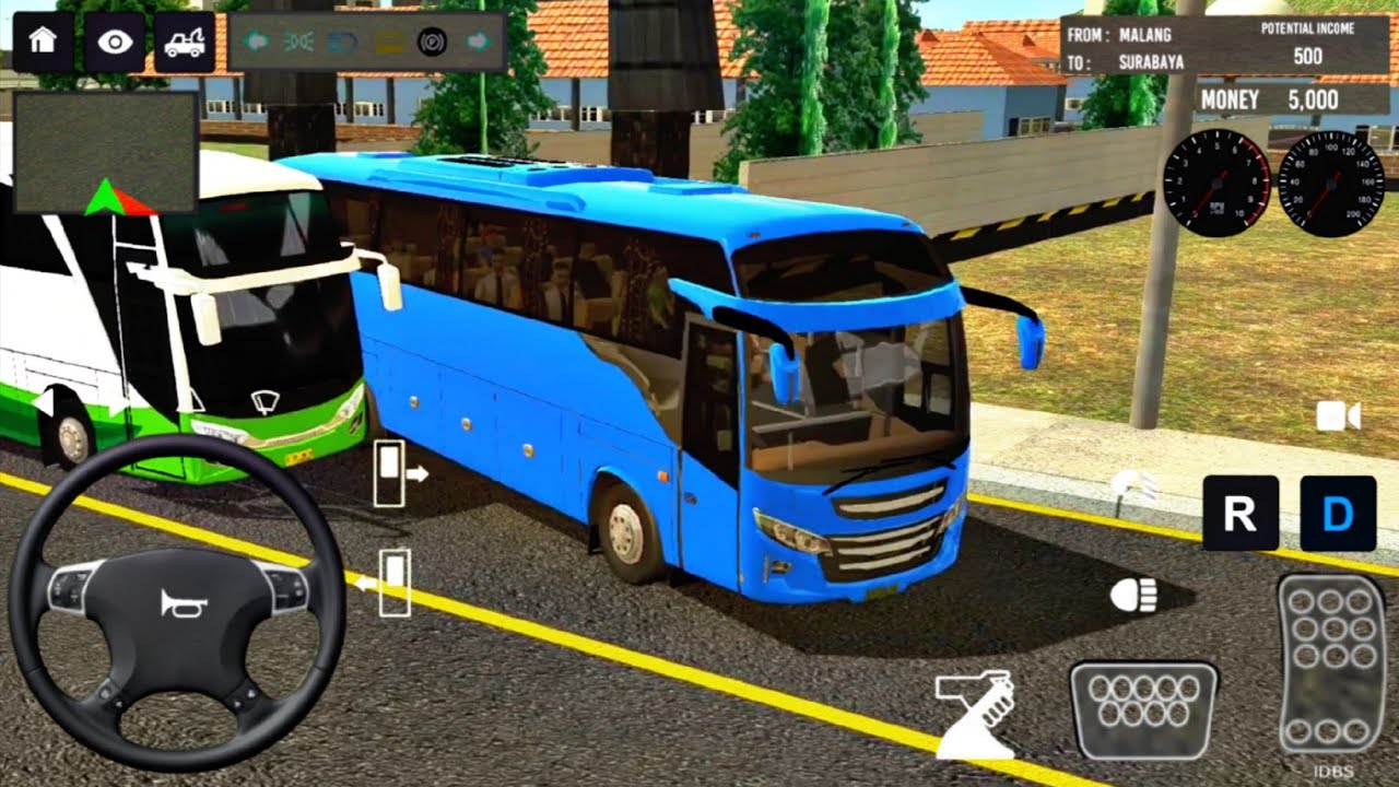 Indonesia Bus Crazy Driving In Transport Game - 2024 Indonesia Bus Simulator - Android Gameplay