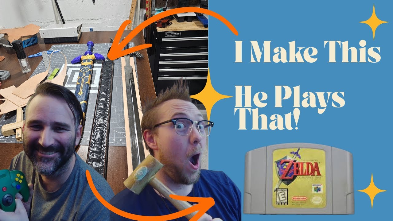 The Hero & The Leather Crafter: Cody’s First Time in Hyrule + Master Sword Sheath Build PT1