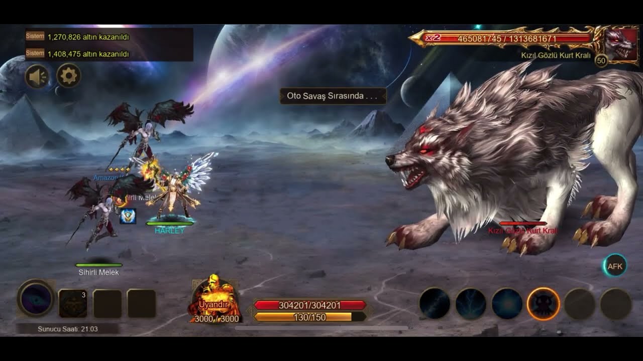 Wartune Büyücü Dünya Boss Combo  | Wartune Ultra