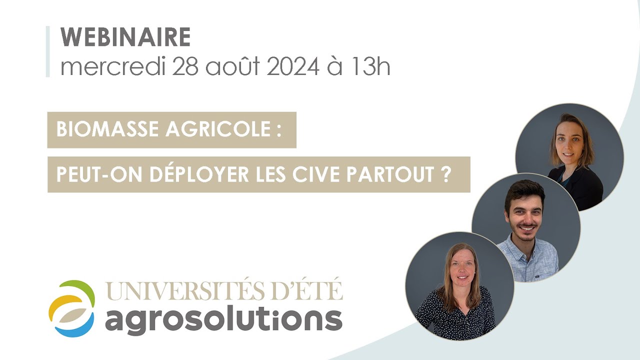 Biomasse Agricole : peut-on déployer les CIVE partout ?