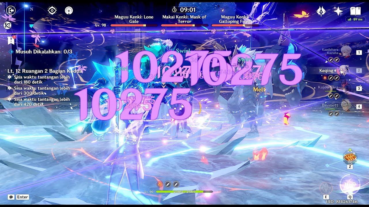 My KEQING HYPERCARRY versus 3 MAGUU KENKI!!!