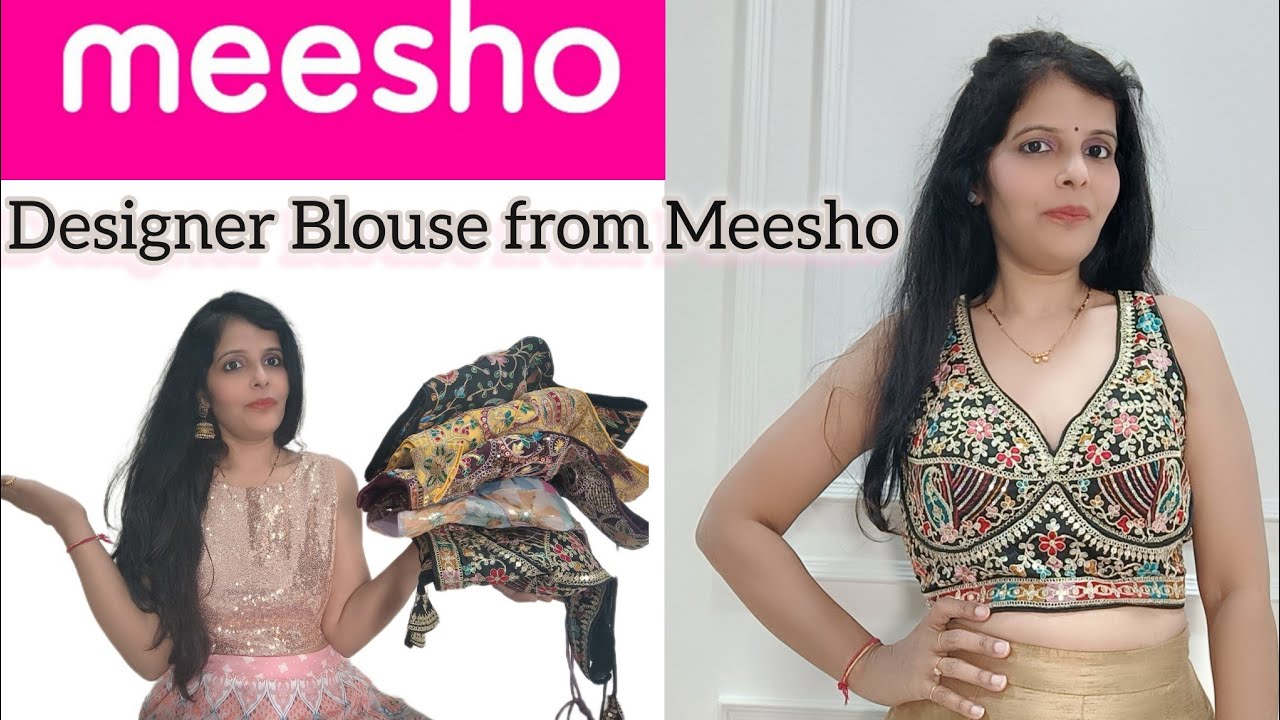 Designer Blouses haul from Meesho under budget|| Affordable wedding wear blouse|| 