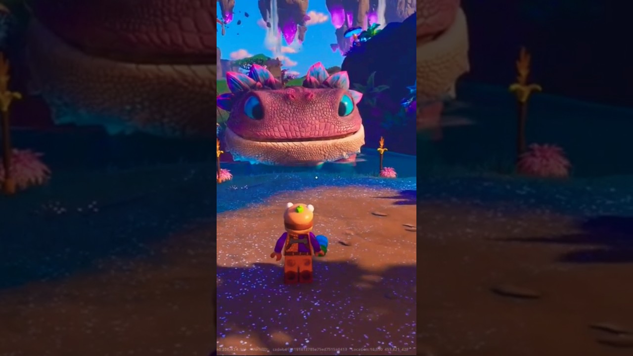 Lego Klombo & OG Klombo in the Lego Fortnite: Lost Isles.