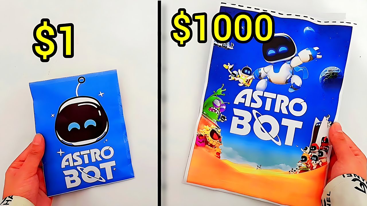 $1 VS $1000 BLIND BAG! 💛 ASTRO BOT Blind Bags opening| ASMR | blind bag/astro bot