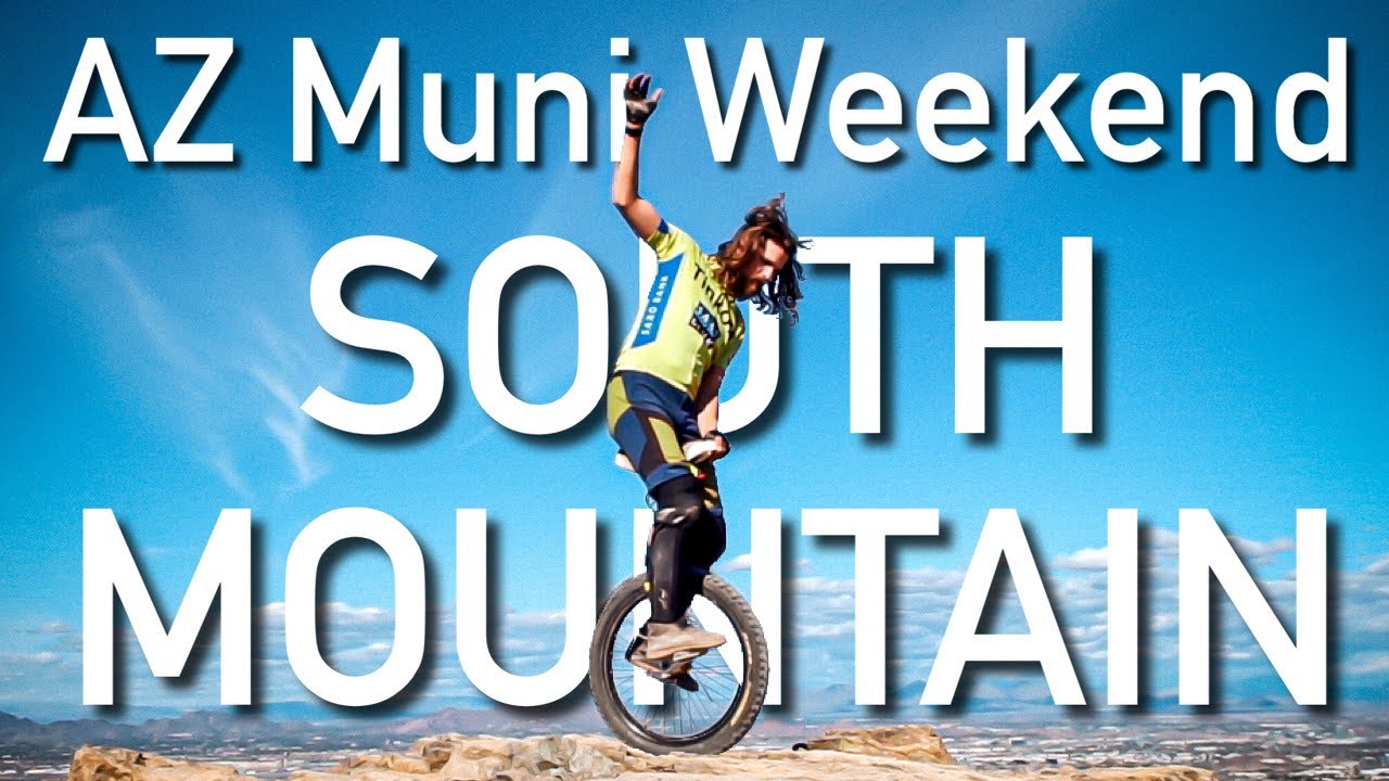 Arizona Muni Weekend 2021 Pt. 2 | Mountain Unicycling South Mountain, Phoenix, AZ