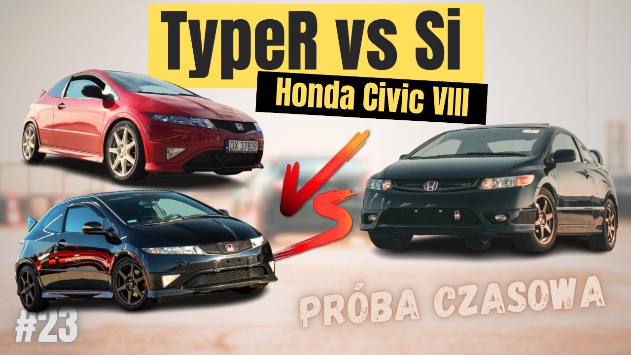 Honda Civic TypeR vs Si (FN2 vs FG2) - Na Krzywej #23