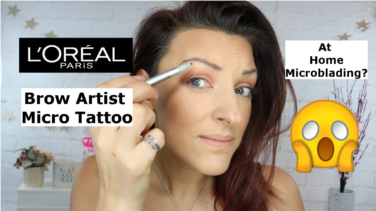 Микротатуировка бровей L'Oreal | Обзор и демонстрация
