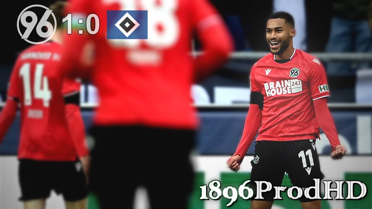 16. Spieltag 2021/22 | Hannover 96 - Hamburger SV | 1:0 | Linton Maina | ᴴᴰ