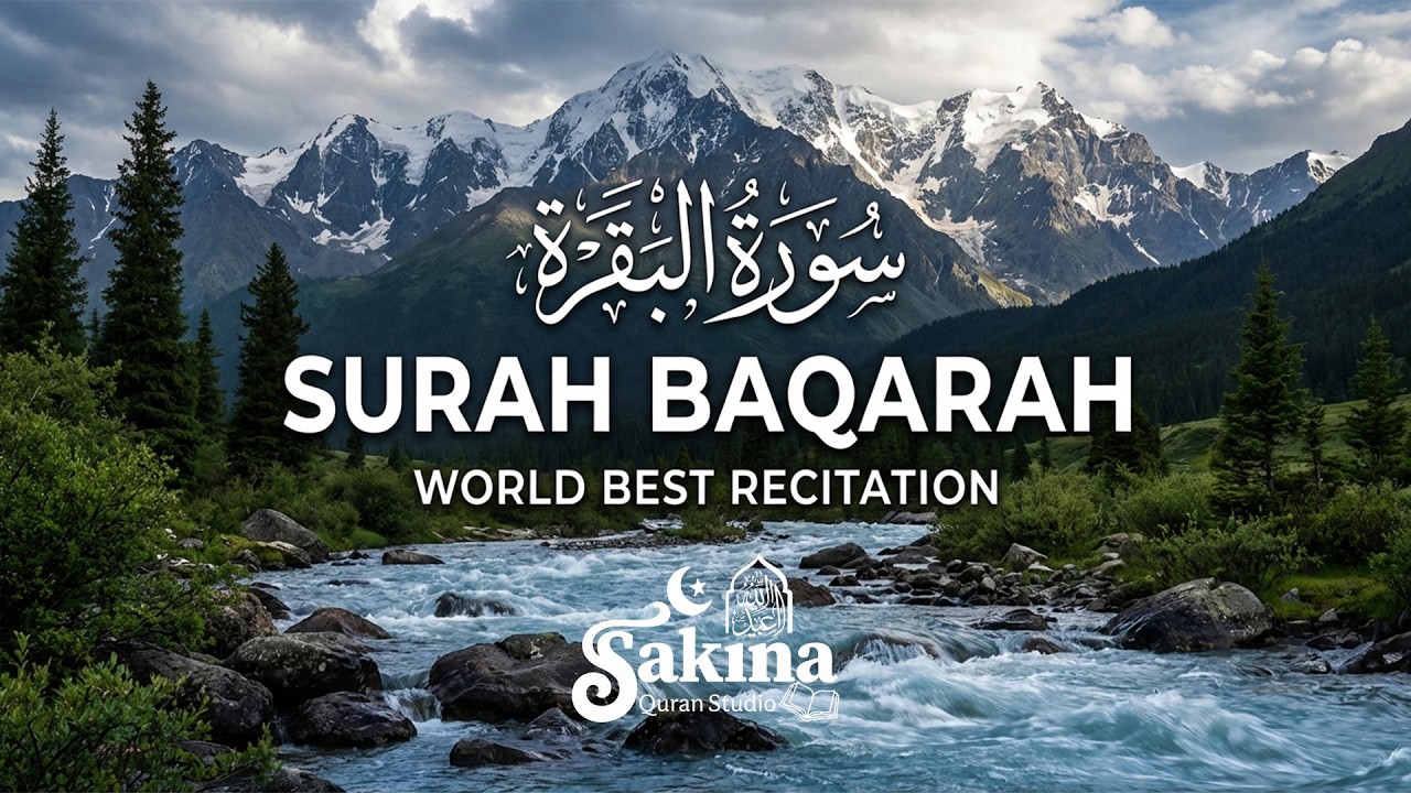 Surah Al Baqarah Full (سورة البقره) HEART TOUCHING RECITATION | Sakina Quran Studio