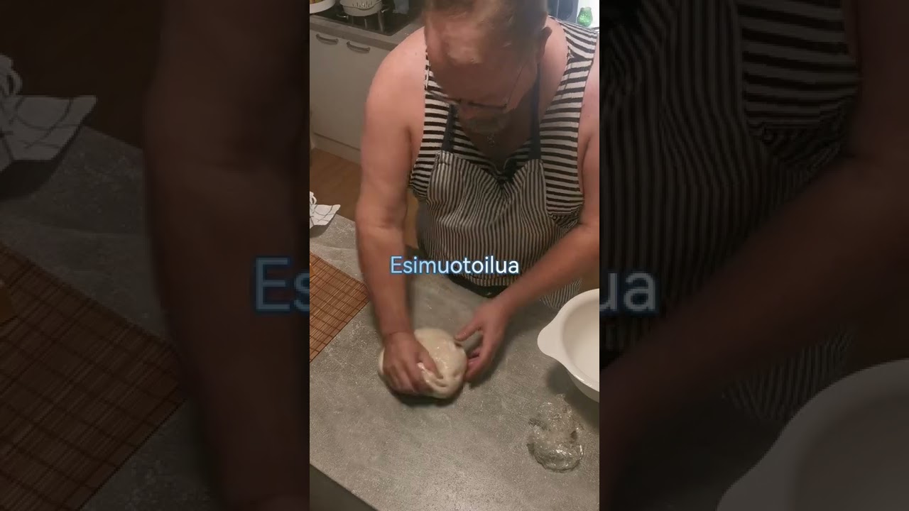 Juuri leivän teko.