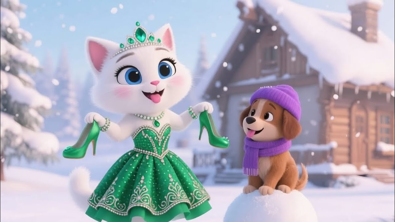 A Tiny Kitten Meets Snow for the First Time ☃️😻 & A Puppy’s Heartwarming Rescue 🧣❄️ | Meow Lattice