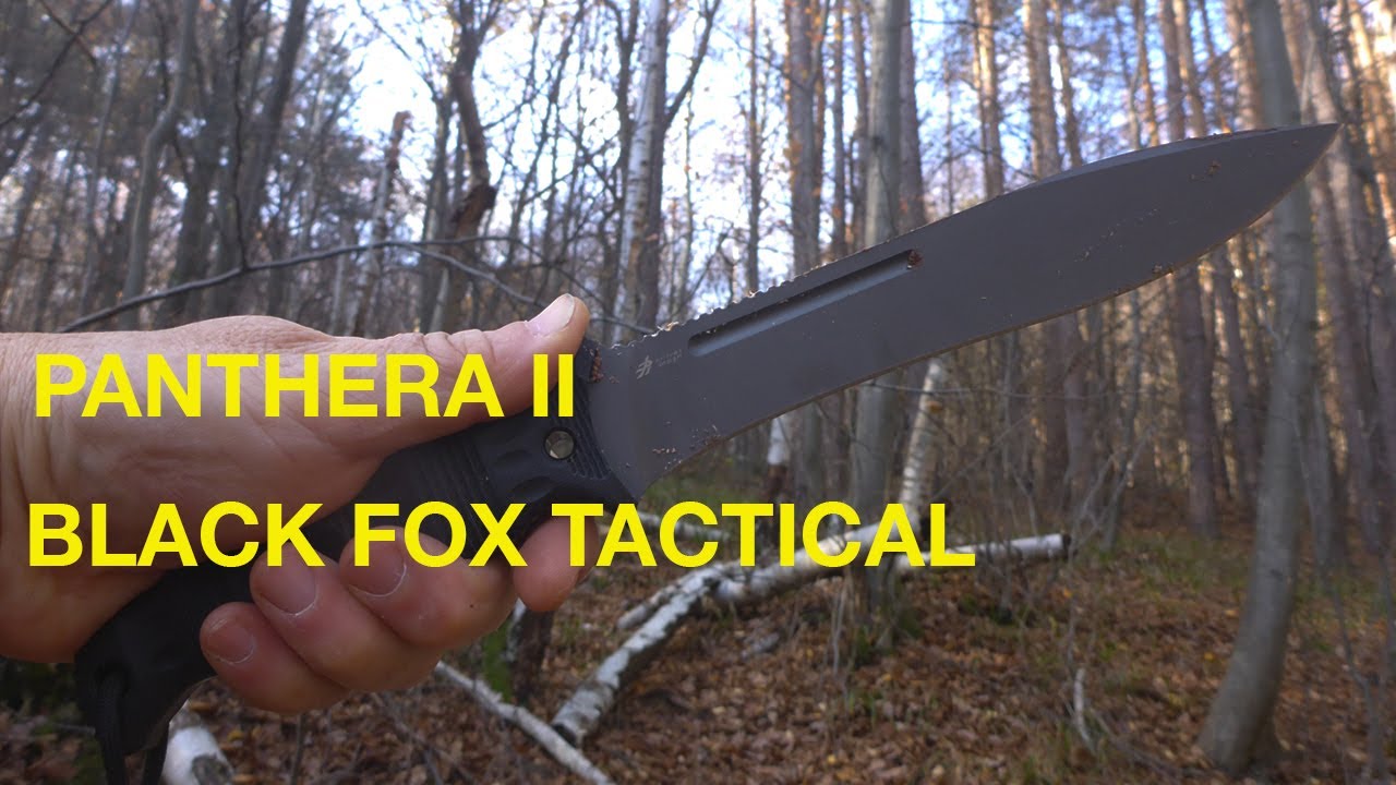 PantheraII BlackFox Tactical a Pi Knives Design