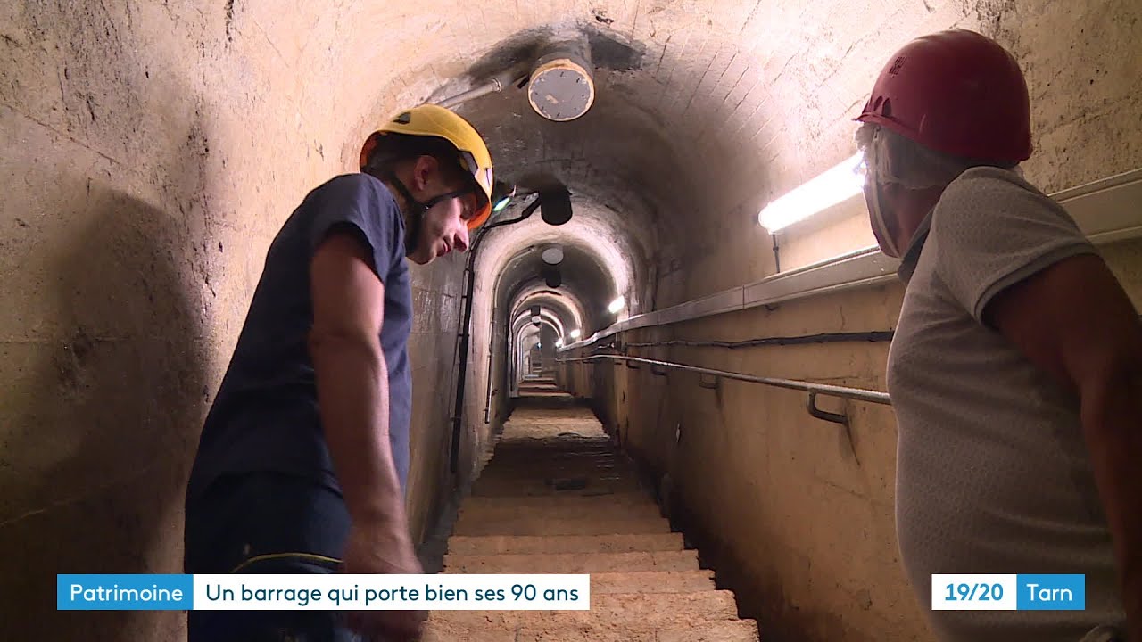Le barrage des Saints-Peyres dans le Tarn porte bien ses 90 ans