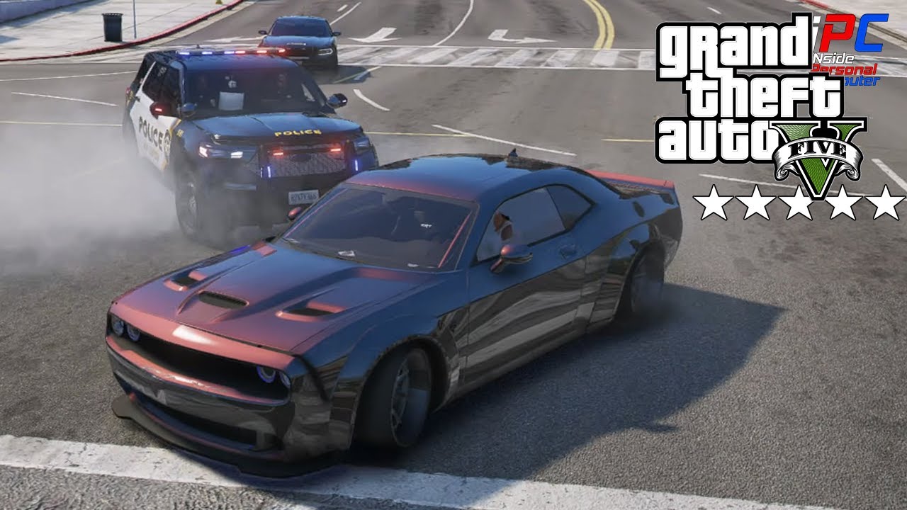 별 5개 도주하면 797마력이죠? - GTA V Los Santos 로스 산토스 관광하기 #177