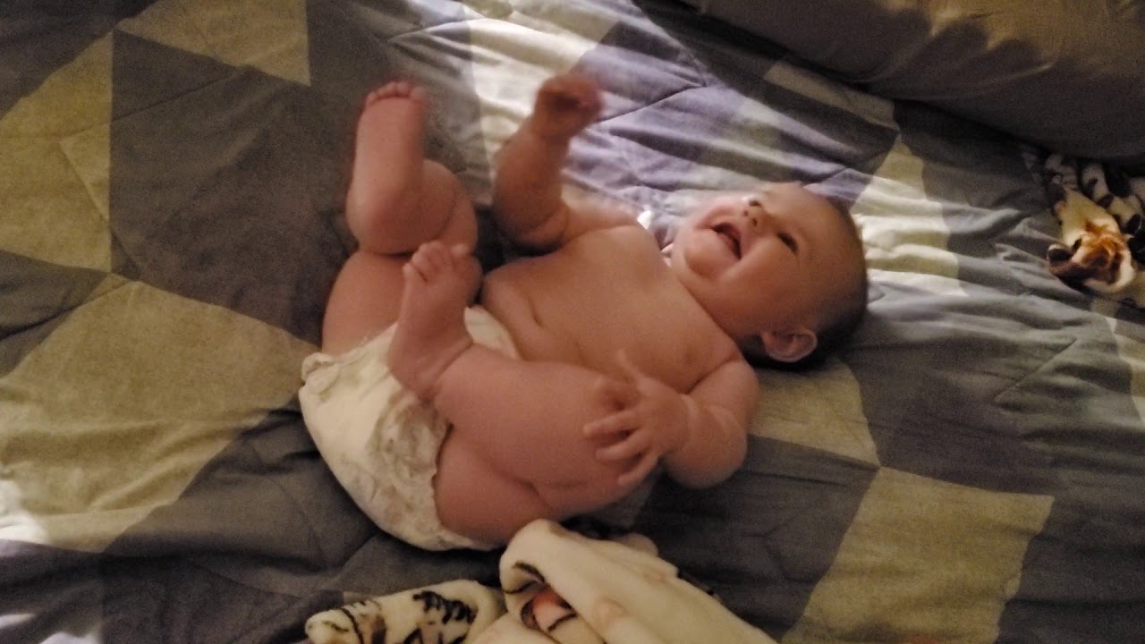baby is ticklish