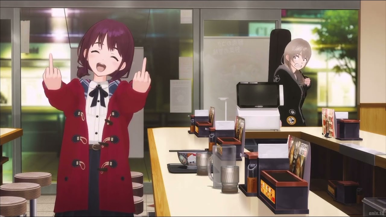 all the flipping off in girls band cry (episode 1)