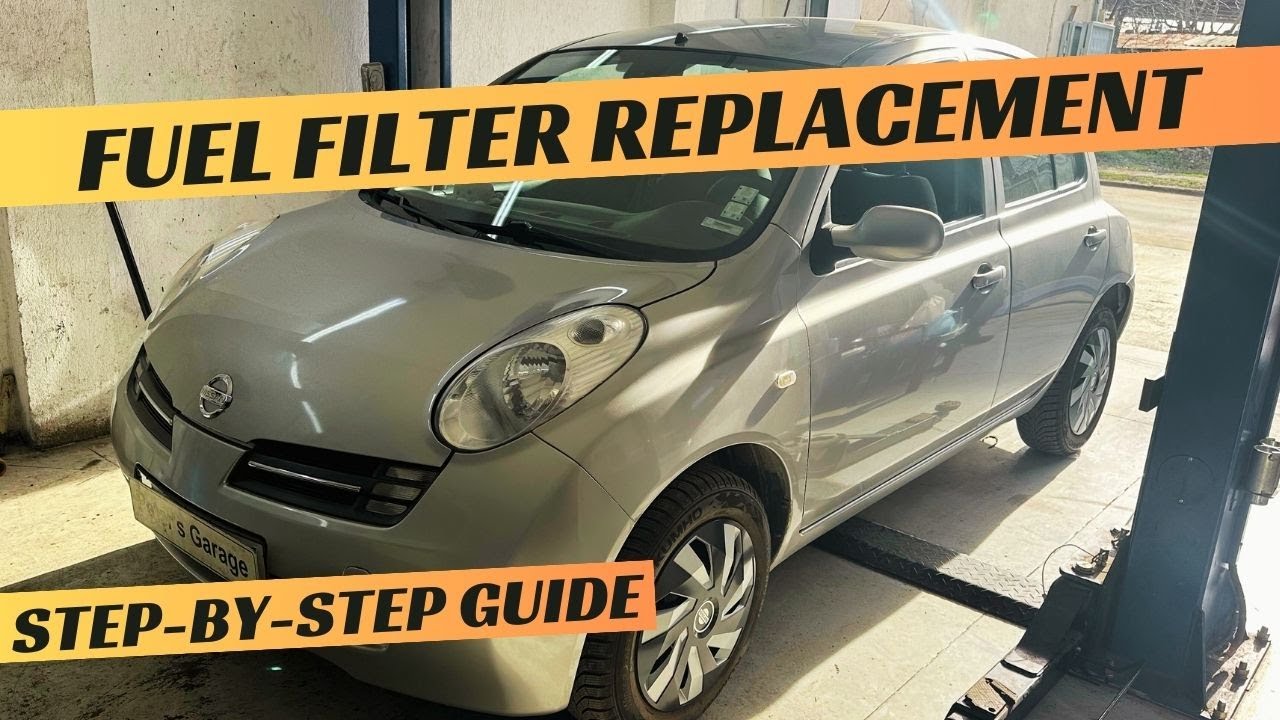 Nissan Micra K12 1.5 DCI Fuel Filter replacement K9K