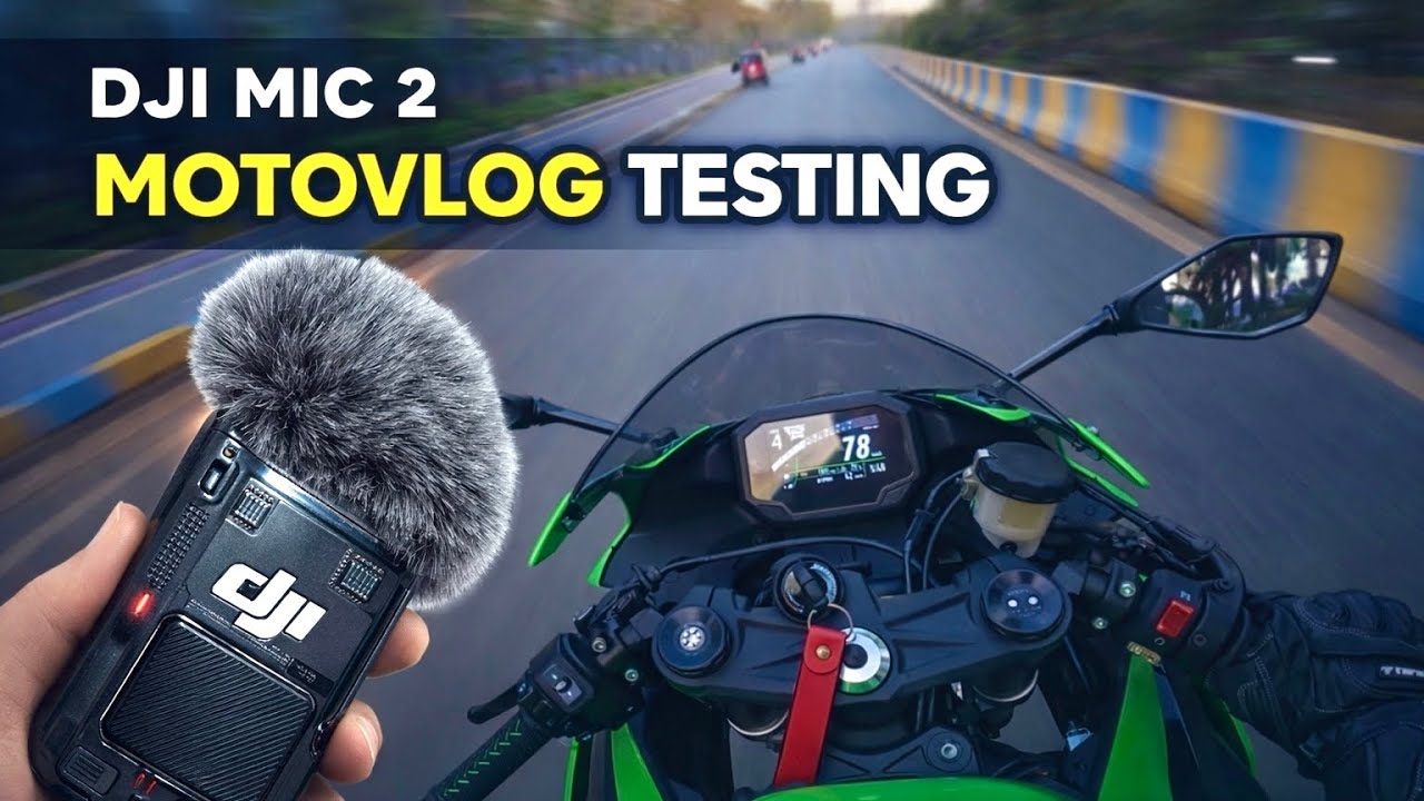 Got DJI Mic 2 For My Action 5 Pro | ZX6R Pure Sound