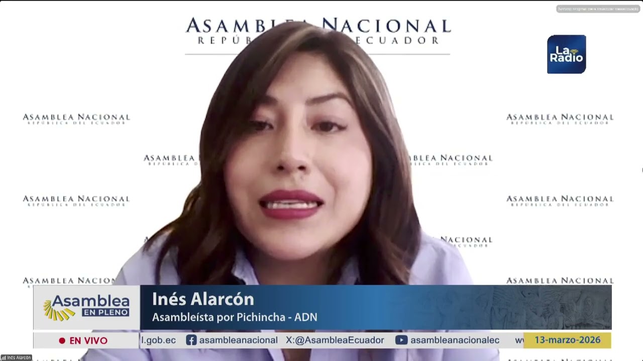 Asambleísta Inés Alarcón - Sesión 077