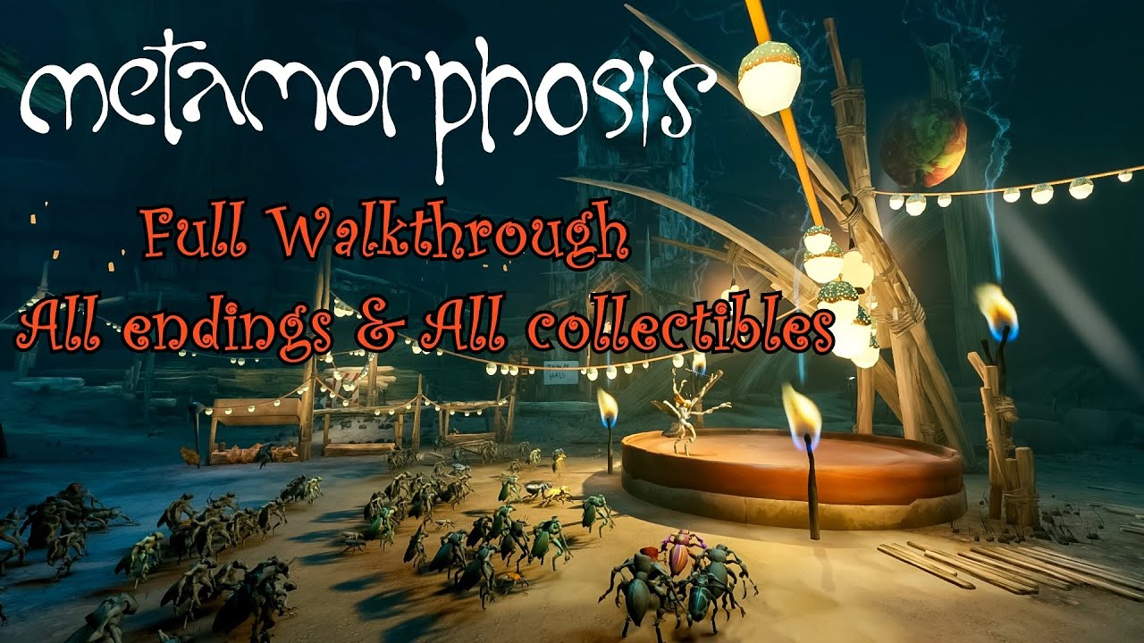 Metamorphosis - Full Walkthrough (All endings) & All collectibles - Прохождение на русском