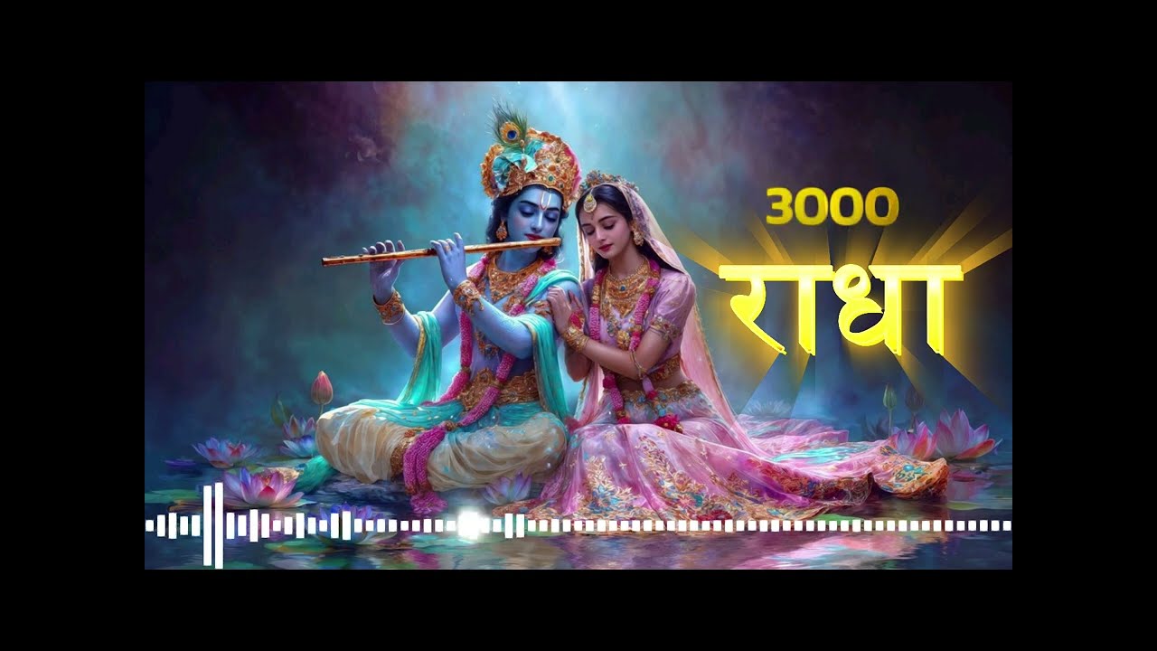🌸 Radha Radha Naam Jaap | 1008 Times | Peaceful Bhajan | Soulful Meditation