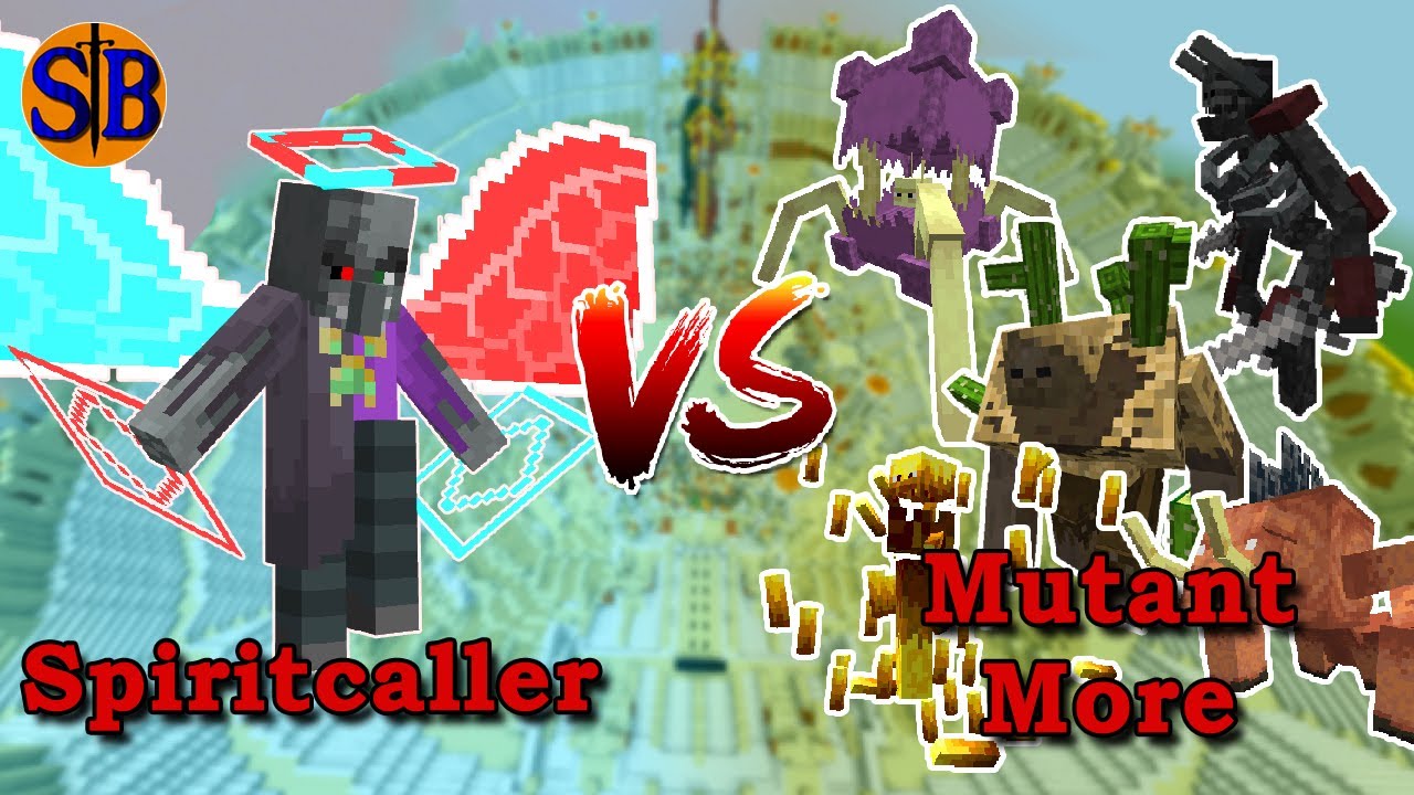 Spiritcaller vs Mutant More | Minecraft mob battle
